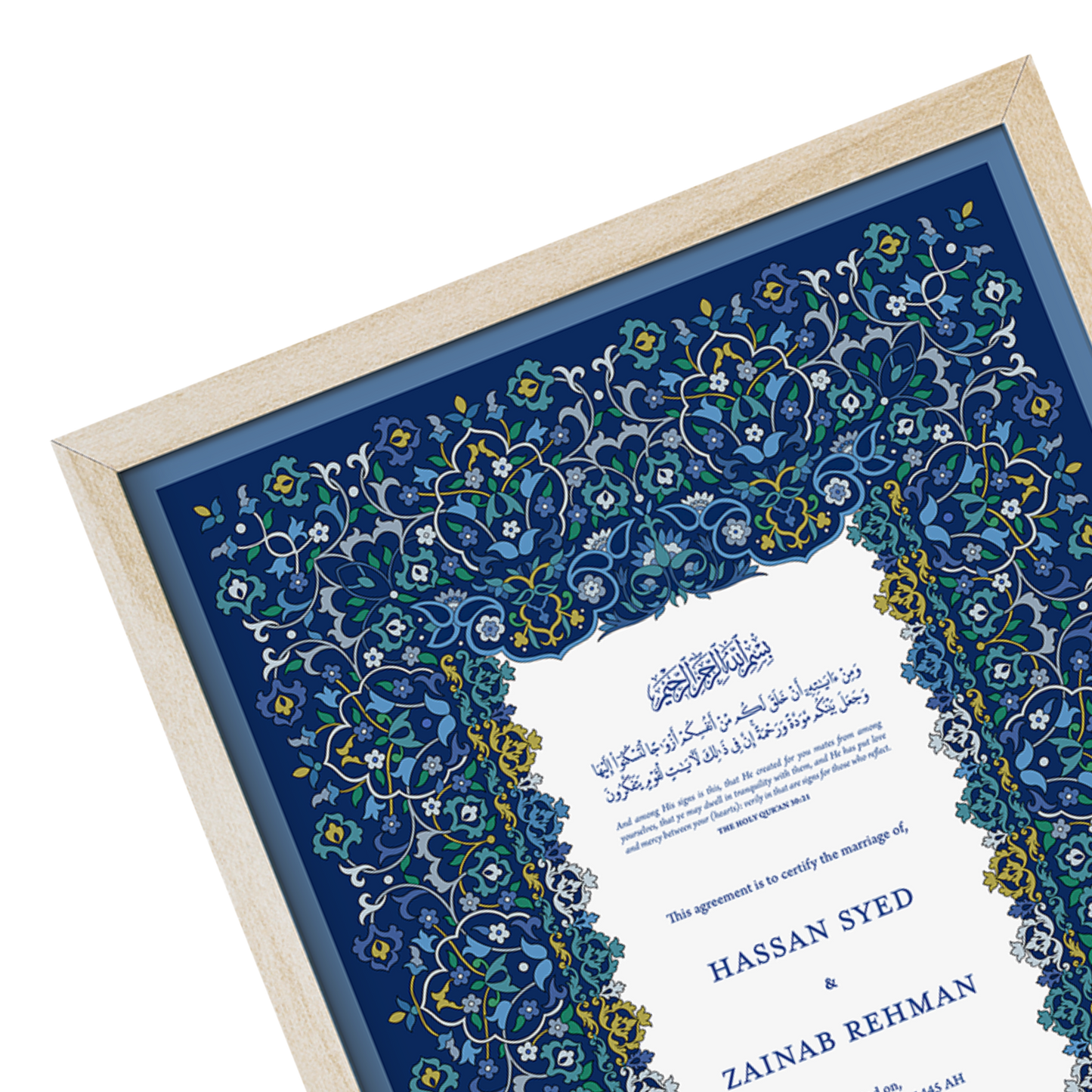 Medieval Nikkah Certificate