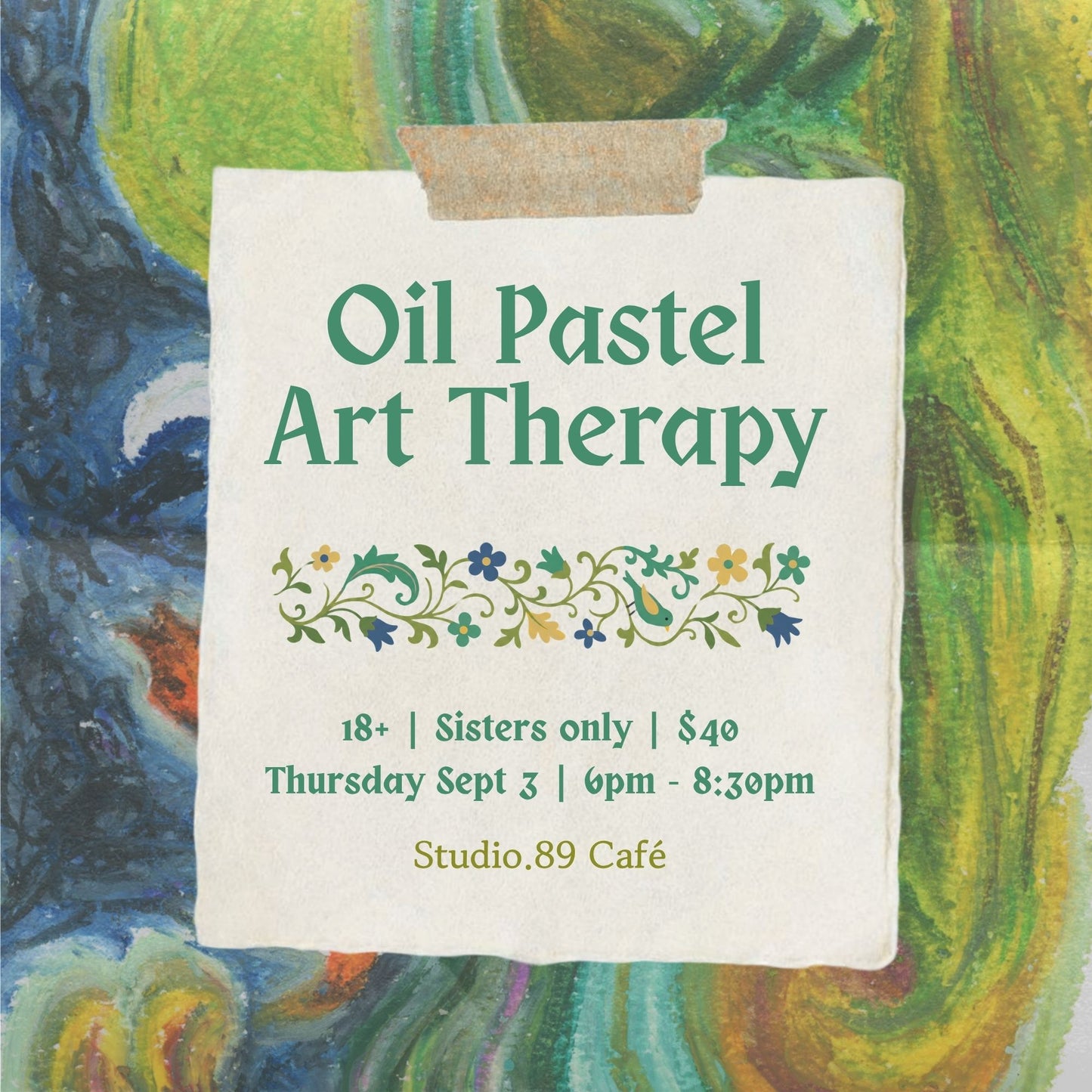 Expressive Oil Pastel | Art Therapy Workshop