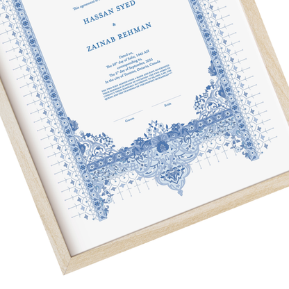 Ottoman | Silver-Blue