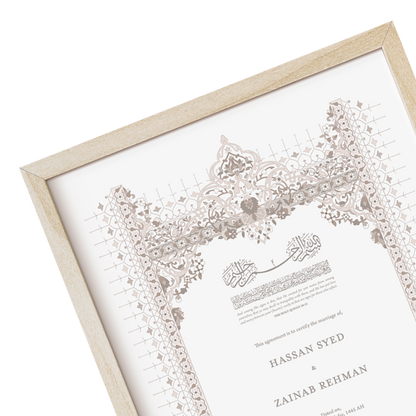 Ottoman Nikkah Certificate