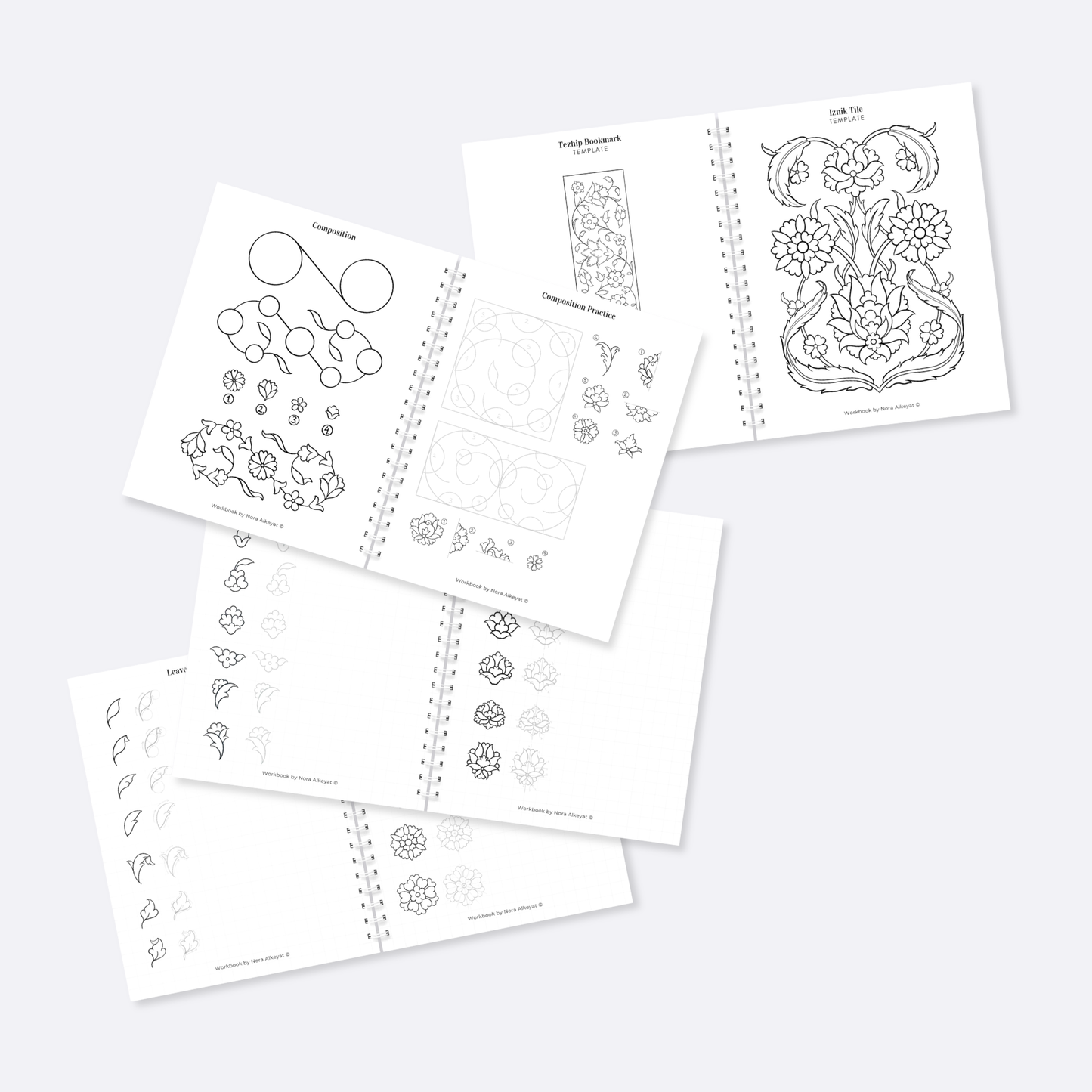Islamic Biomorphic Drawing Workbook