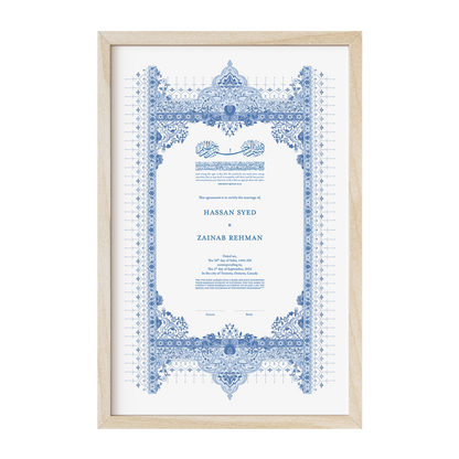 Ottoman Nikkah Certificate
