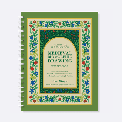 Medieval Biomorphic Drawing Workbook