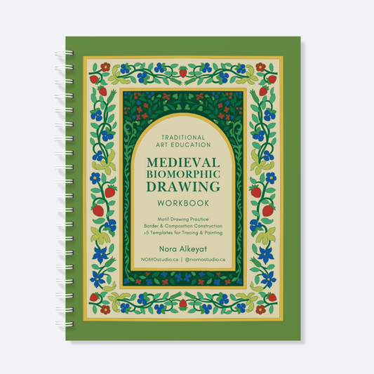 Medieval Biomorphic Drawing Workbook