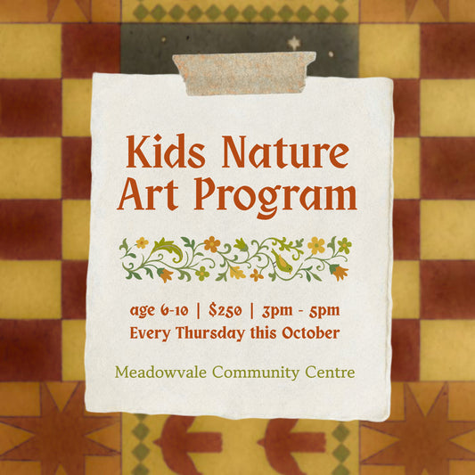 Kids Homeschool Fall Nature Art Program