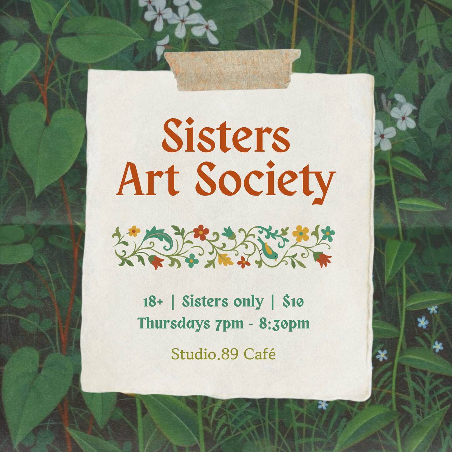Sisters Art Society | Creative Café Circle